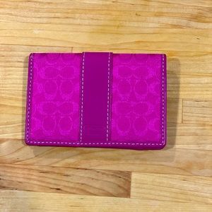 Coach Card Flip Wallet